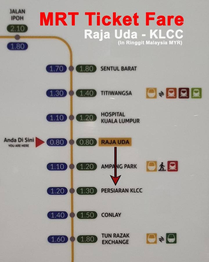Homestay Jalan Tun Razak Walking Distance Ijn, Hkl, Mrt Station, Kpj, Perkeso, Bernama, Tabung Darah, Istana Budaya Kuala Lumpur Luaran gambar
